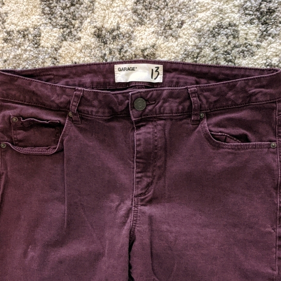 Garage burgundy jeans 13 - Picture 2 of 5
